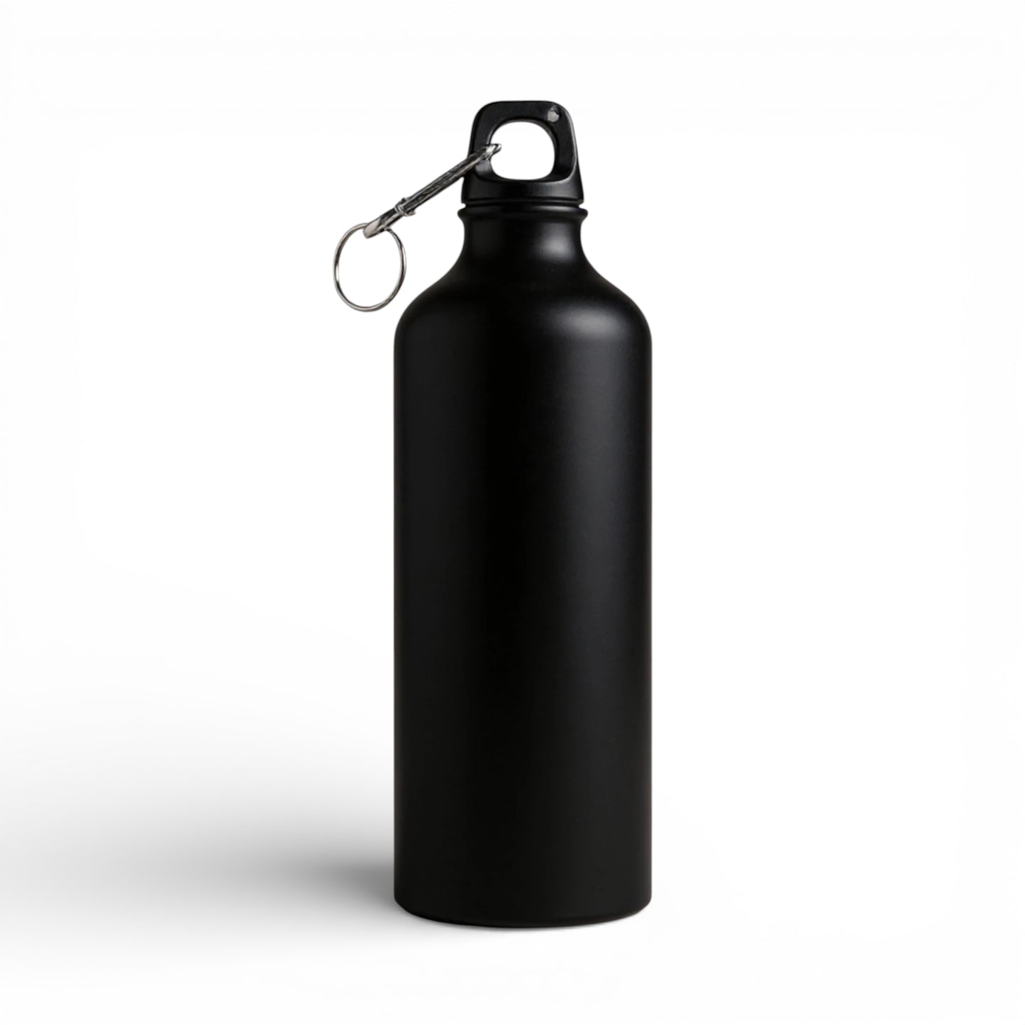Gourde en aluminium 750 ml pour sport et outdoor coloris noir