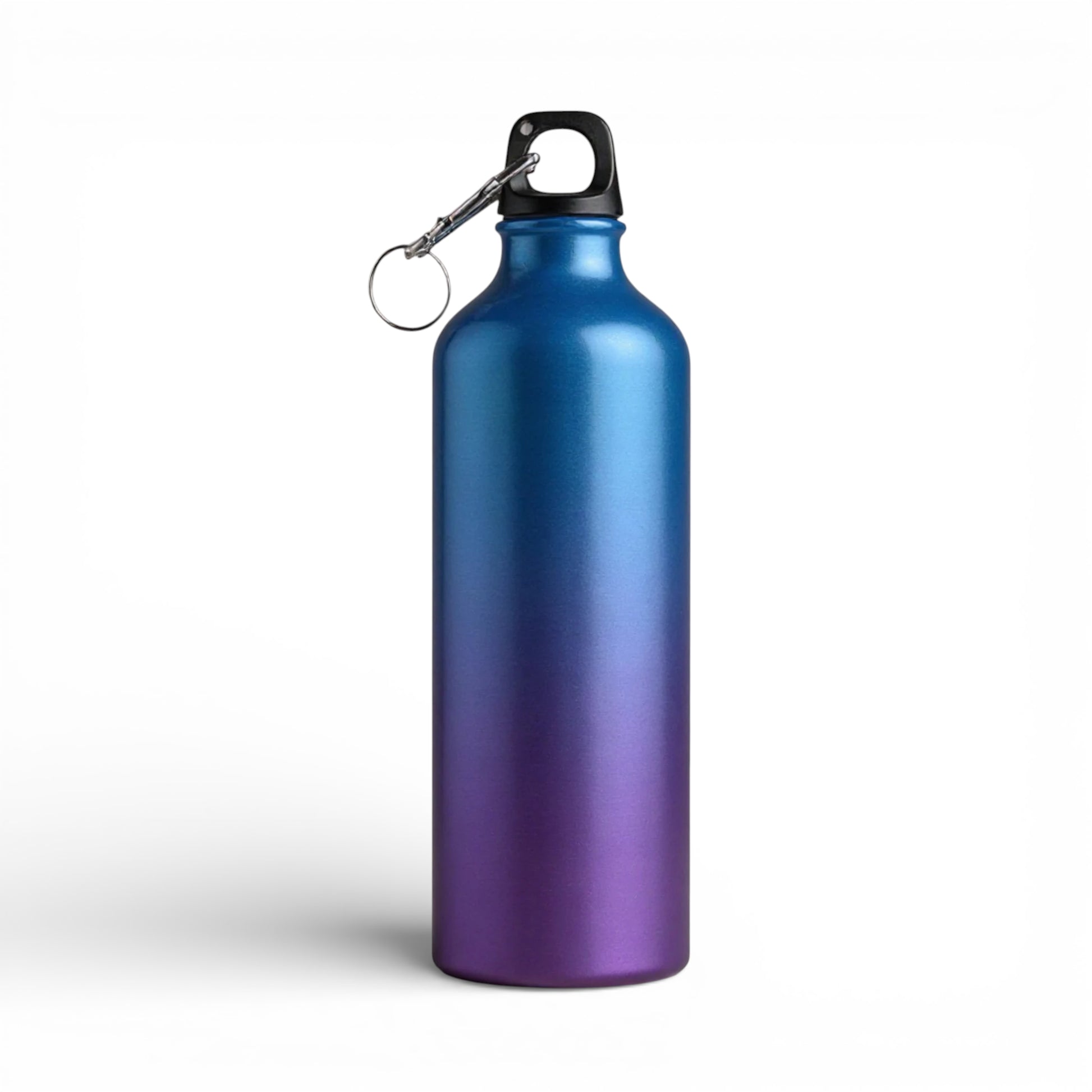Gourde en aluminium 750 ml pour sport et outdoor coloris bleu violet
