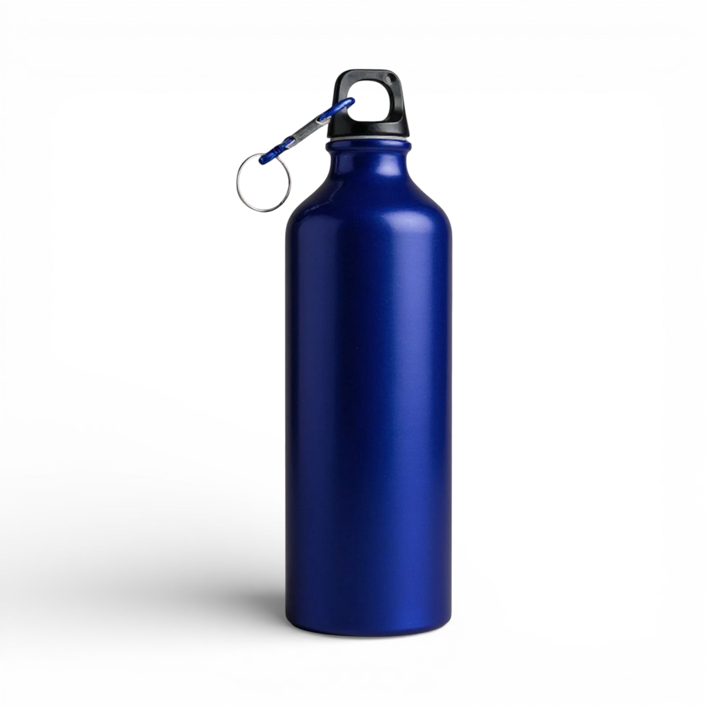 Gourde en aluminium 750 ml pour sport et outdoor coloris bleu