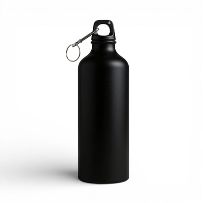 Gourde en aluminium 750 ml pour sport et outdoor coloris noir
