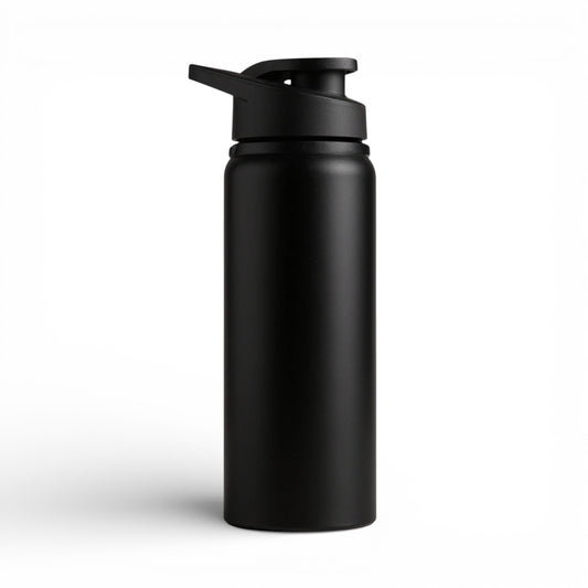 Gourde en aluminium sport 600 ml coloris noir