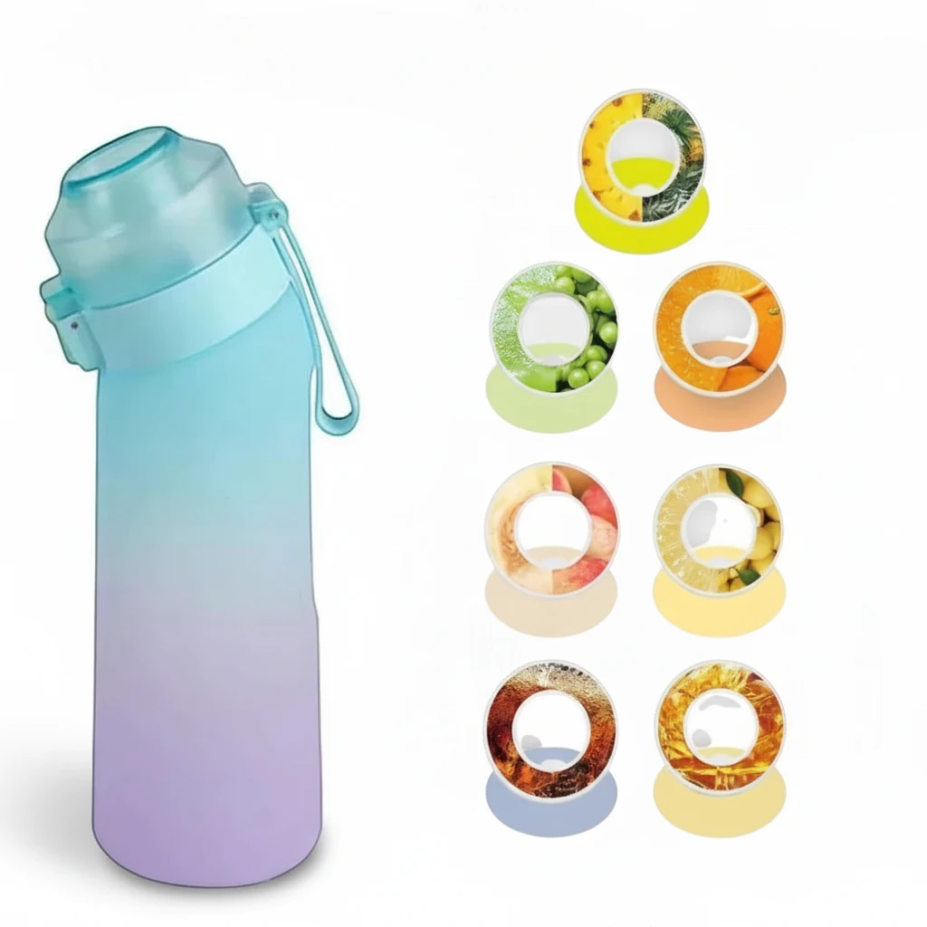 Gourde Malyvo™ avec paille et système d’arôme <br> Hydratation sportive
