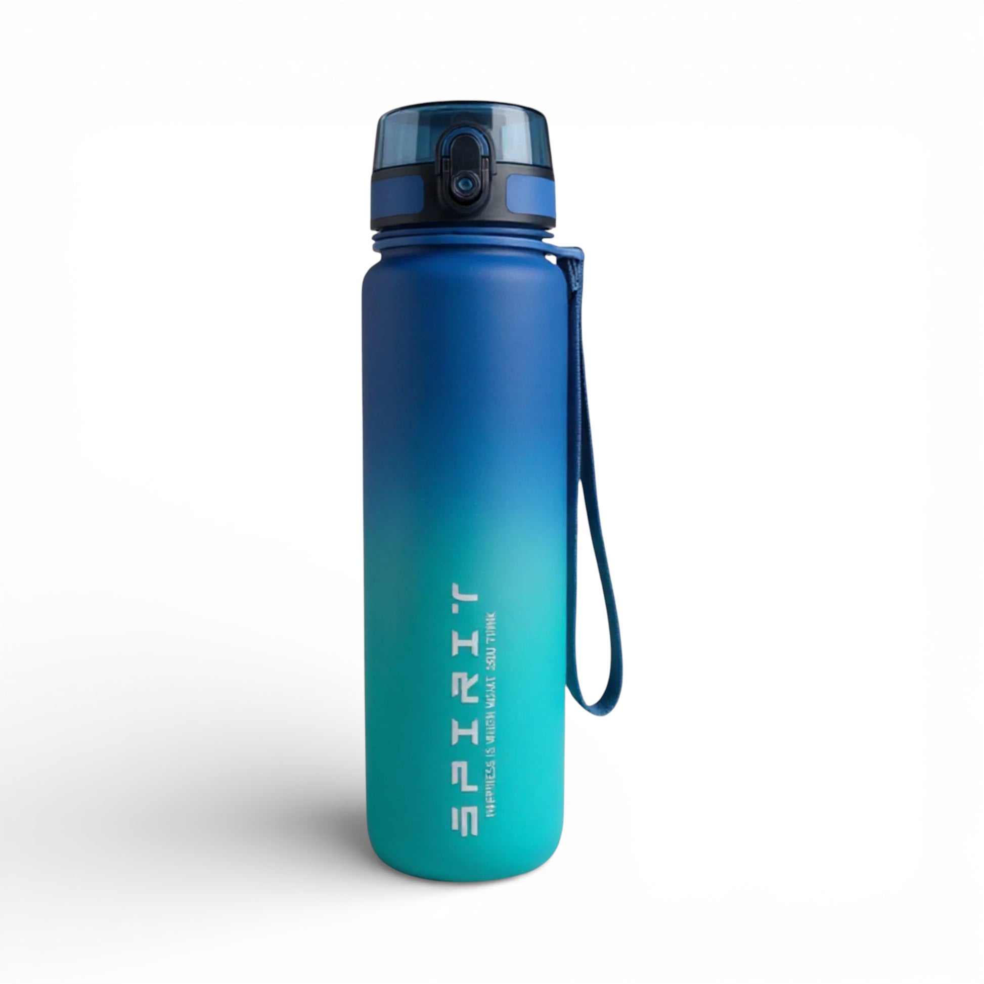 Gourde sport grande capacité coloris bleu et vert