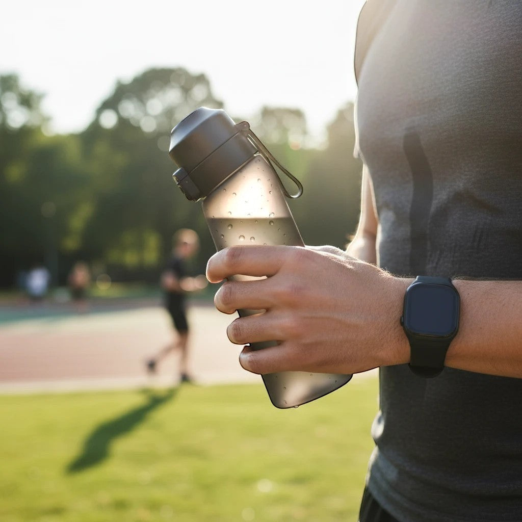 Gourde Malyvo™ avec paille et système d’arôme <br> Hydratation sportive