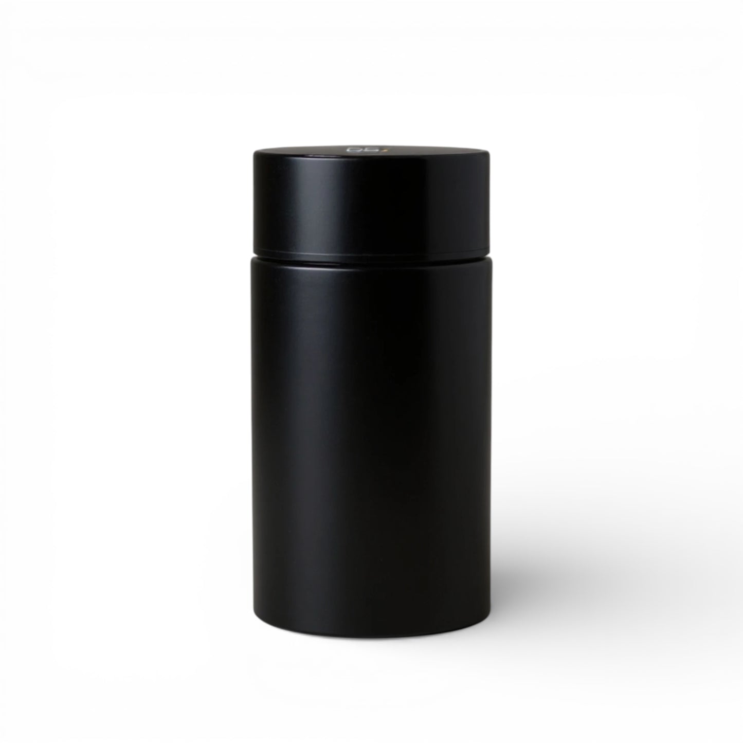 Mini gourde isotherme en inox 200 ml avec écran de température coloris noir