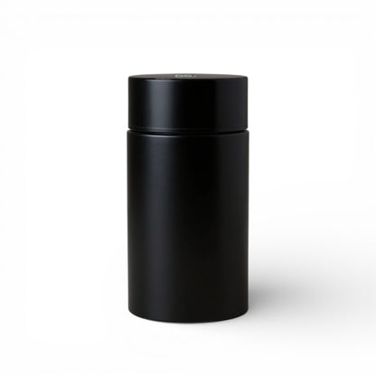 Mini gourde isotherme en inox 200 ml avec écran de température coloris noir