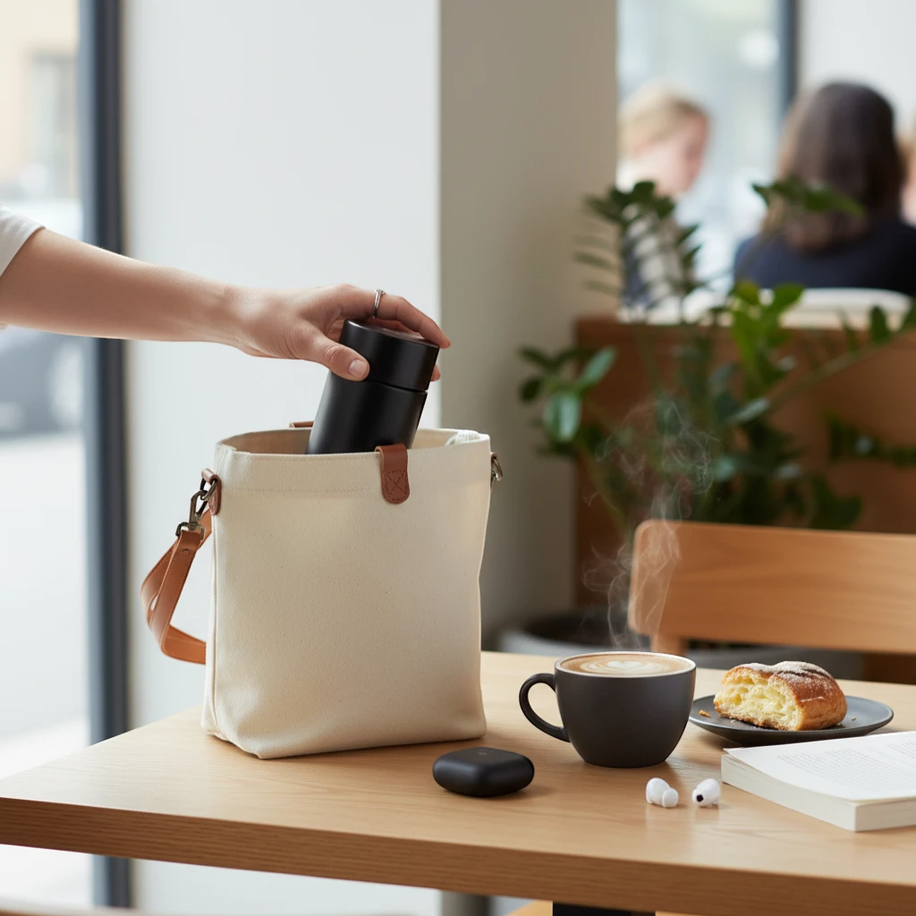 Mini gourde isotherme Malyvo transportable dans un sac